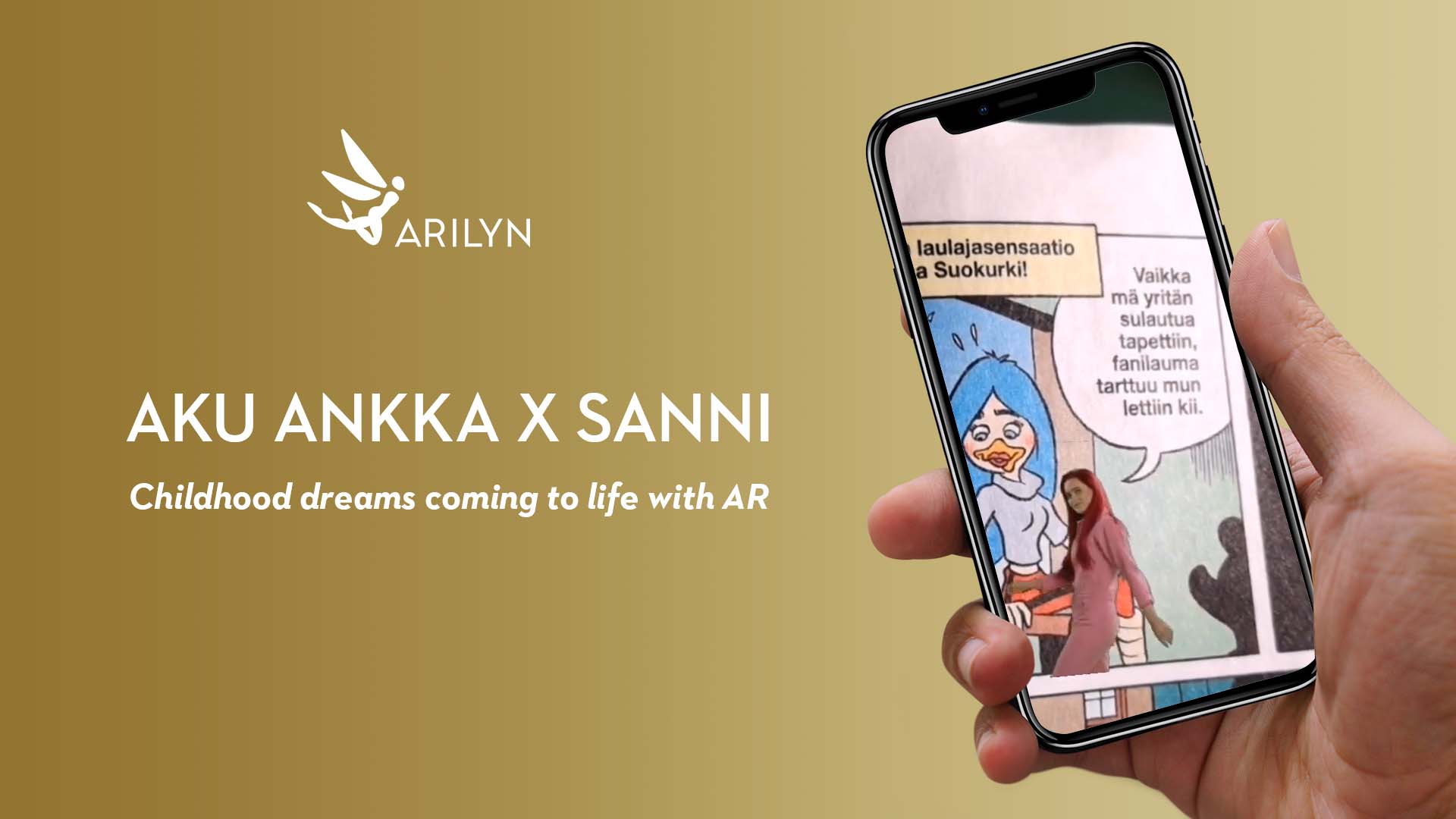 Pop star Sanni's dreams come true in AR-enhanced comic